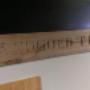 Houten naambord