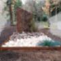 grafmonument versteend hout