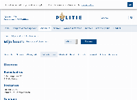 Website van Politie Drunen 