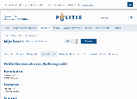 Website van Politiebureau Assen, Balkengracht 