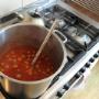 Lekker koken op het grote fornuis