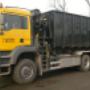 Container auto met laadkraan