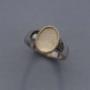 Ring met vingerafdruk