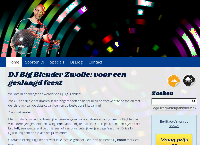 Website van DJ Big Blender 