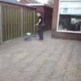 Bestraten van een achtertuin