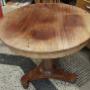 Tafel met verkleuring door UV