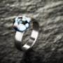 Ring met glazen top