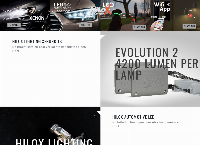 Website van Hilox Lighting 