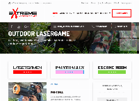 Website van eXtreme lasergame 