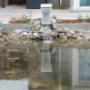 Vijver met waterval