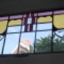 Glas in lood brandschildering