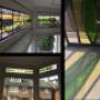 Glas in lood erker dubbelglas