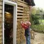 Atelier in stro-palletbouw