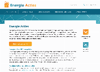 Website van Energie Actie 