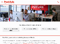 Website van Digital Agency Postads / Breda 