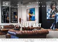 Website van SHE Art Gallery 