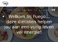 Website van Diëtistenpraktijk Fuego 