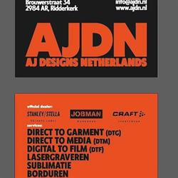 AJ Designs Borduren, Bedrukken en lasergraveren