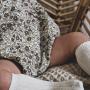 Rylee + Cru longsleeve bubble romper autumn floral