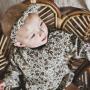 Rylee + Cru longsleeve bubble romper autumn floral