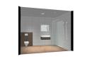 Badkamer van 8 m² slopen huidige badkamer en geen nieuw plafond