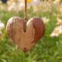 Reclamed carved heart