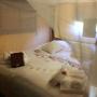 Kingsize bed in Glamptent