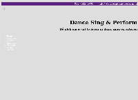 Website van Dance Sing & Perform 