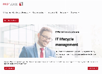 Website van ProfLease B.V. 