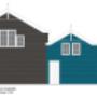 Gevel botenhuis Huizen