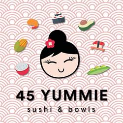 45 Yummie Sushi & Bowls