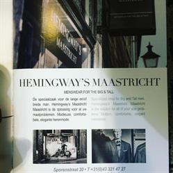 Hemingway's Maastricht, menswear for the Big & Tall