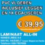 pvc  vloer aanbieding