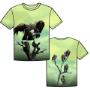 T-shirt van tricot paneel Roofvogel - Stenzo