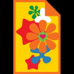 Bloem, kaart en kleur