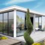 tuinkamers met glazen wand
