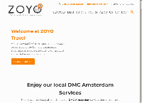 Website van ZOYO Travel 