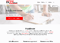 Website van PazzBouw B.V. 