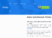 Website van Alpha fysiotherapie Ochten 