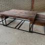 Industriële salontafel