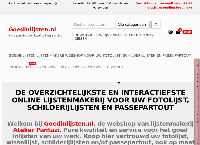 Website van Goedinlijsten 