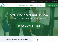 Website van Ontstoppen Den Haag Riool, Afvoer, Wc & Gootsteen 
