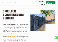 Website van Spoolder Schuttingbouw 