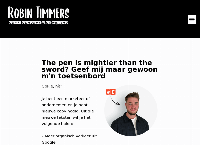 Website van Robin Timmers 