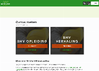 Website van BHVcertificaat online 