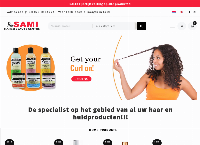 Website van Sami hair and beauty centre 
