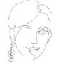 Circles & pearls witte parels lang (ook in goud en kort)