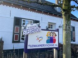 Tuinkamer Yvonne, Dikke Dames schilderen, Steigerhout workshop, Porselein - Servies schilderen
