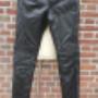 Stoer leren dames broek Les Femmes mode