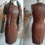 Leren jurk Les Femmes mode